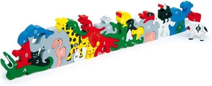 Small Foot - Animal Letters and Numbers Balance Game 26dlg.
