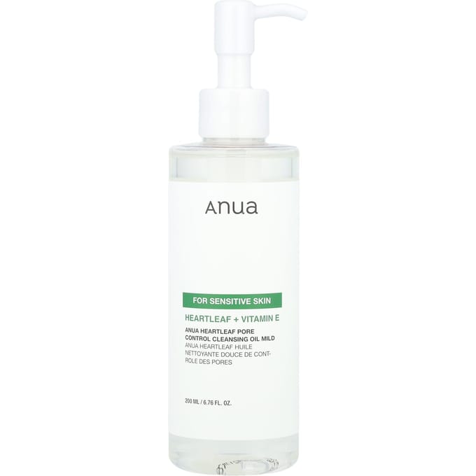 ANUA Heartleaf Pore Control Reinigingsolie Mild 200ml (3 opties) #Mild 200ml x 3pcs