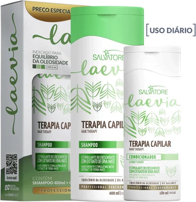 Kit Laevia Haartherapie SH 400ml + CO 180ml