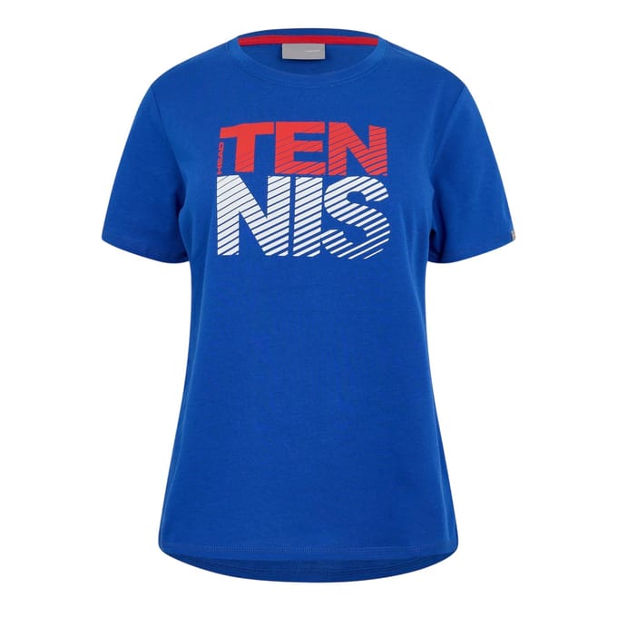 Head Dames/Dames Club Lisa Crew Hals T-shirt (Blauw)