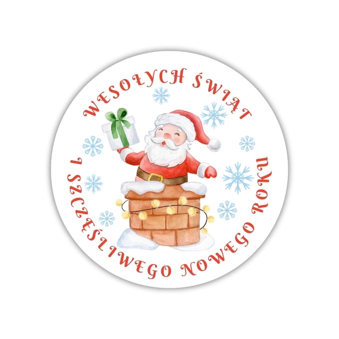 TopWosk - Kerststickers - Voor Kaarsen - 5 cm - 20 stuks
