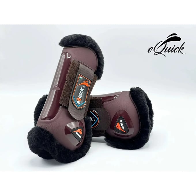 Open beenkappen voor paarden eQuick eLight scratch Panther