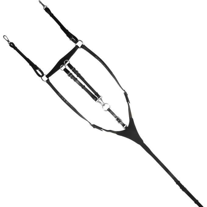 Jachtcollier voor paard met martingale York Sari
