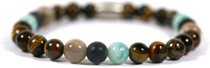 IbizaMen - Heren armband edelsteen color