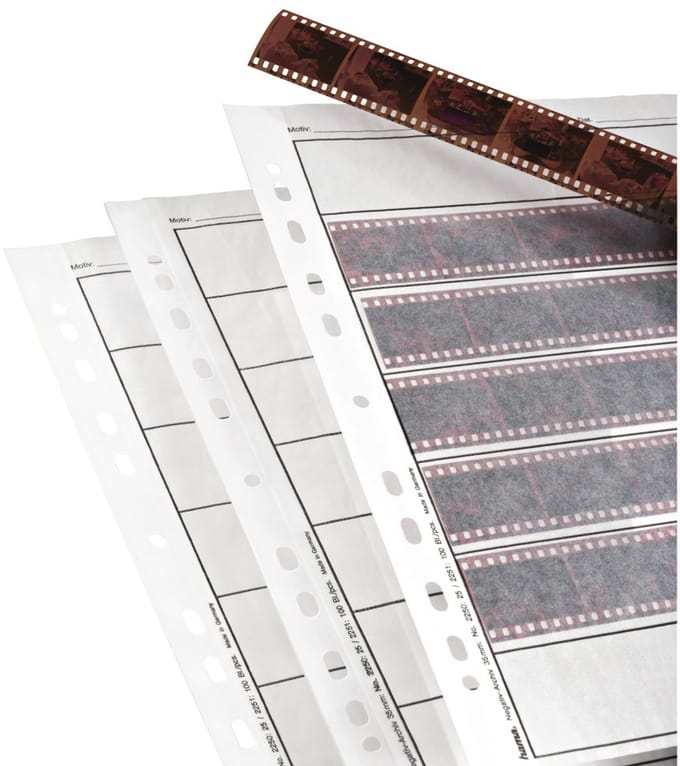 Hama Negatiefhoezen - A4 Formaat - 7x6 - Perkament - 24x36 mm - 100stk.