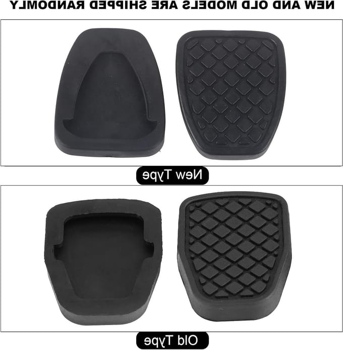 Rubberen Rempedaal Pads - Set van 2 voor Verbeterde Grip en Comfort tijdens het Rijden