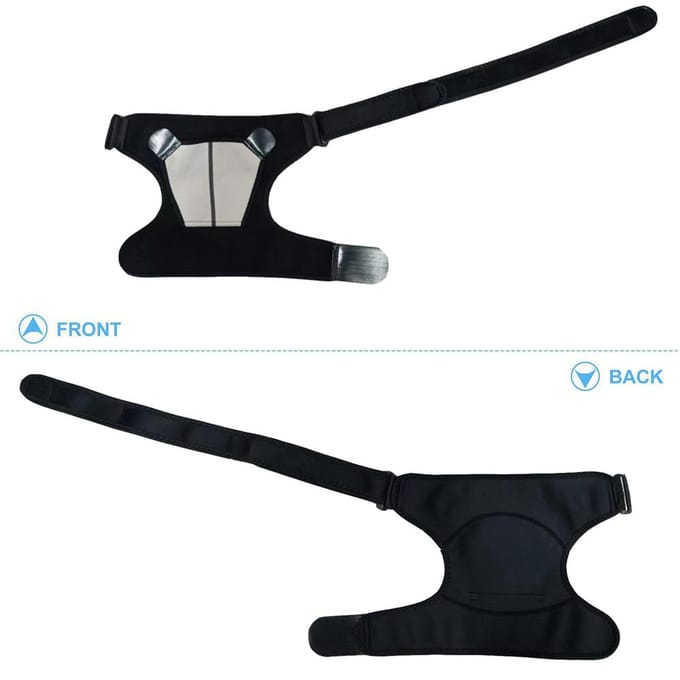 Schoudersteunbrace voor mannen en vrouwen Verstelbare schouderbrace beige