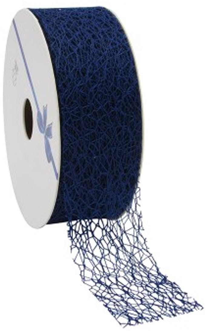 Crispy lint Honeycomb Donkerblauw 38mm 20m