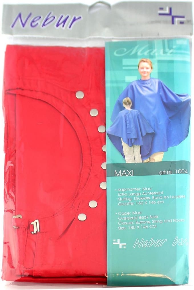 Nebur - Kapmantel Maxi - Bright Red