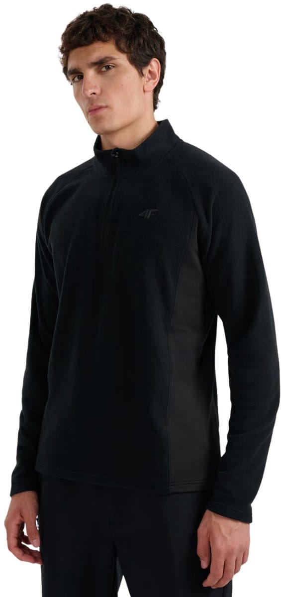 4F M066 Fleecevest Heren Diepzwart - Maat 2XL