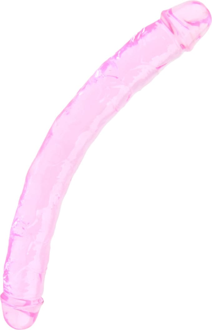 N11949 – Power Escorts Double Dildo Jelly Roze – 30 cm