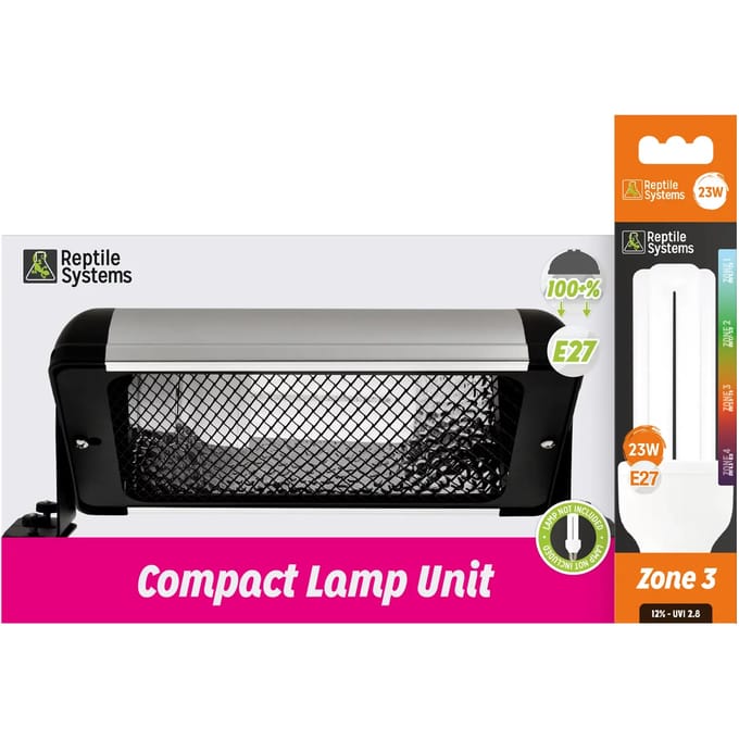 As Reptile Compact Lamp Pro Serie 3U D3+ 12% UVB 23 W