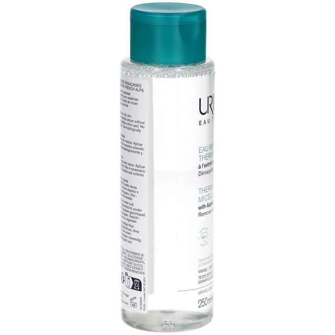 Uriage Thermal Micellar Water with Apple Extract Combination to Oily Skin 250 Gezichtswater
