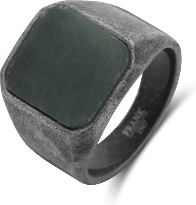 Frank 1967 - 7FR-0022-63 - ring heren - groen jade