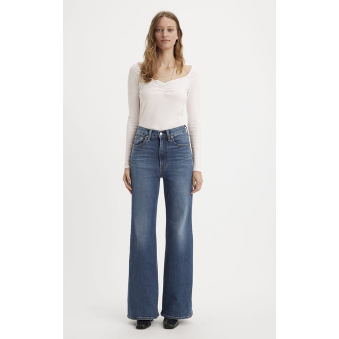 Levi's Ribcage Bell Jeans Größe: W30L32 | Ausgestellte Hosen Outlet | Damen