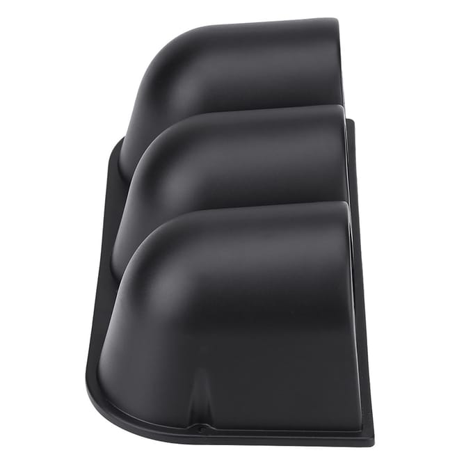 Zwart Universeel 52mm2  3-Gats Triple Dashboard Meter Pod Mount Houder black