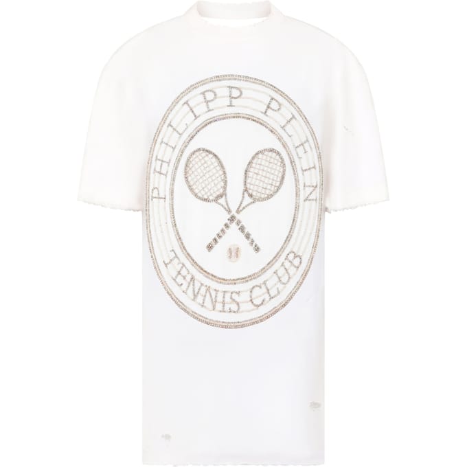 Open Back T-Shirt Mini Dress Tennis Club