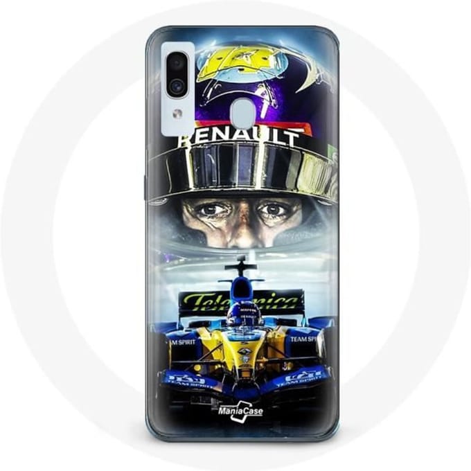 Case voor Samsung Galaxy A40 Formule 1 Fernando Alonso Díaz Spaanse F1-coureur
