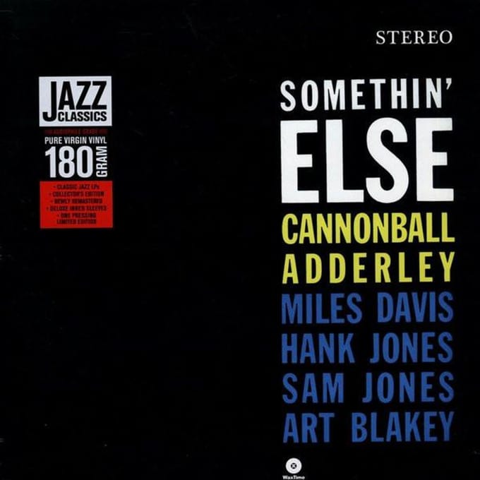 LP Plaat CANNONBALL ADDERLEY - Somethin' Else 771706 WaxTime 2011 Europa Jazz