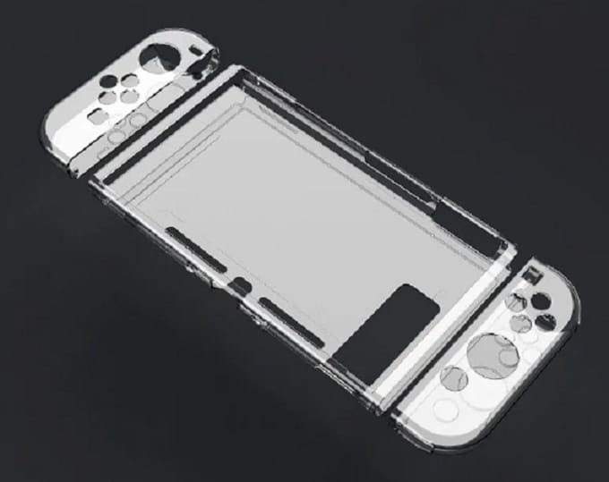 Finnacle - Softcase geschikt voor Nintendo Switch - Beschermhoes - Transparant - Zacht