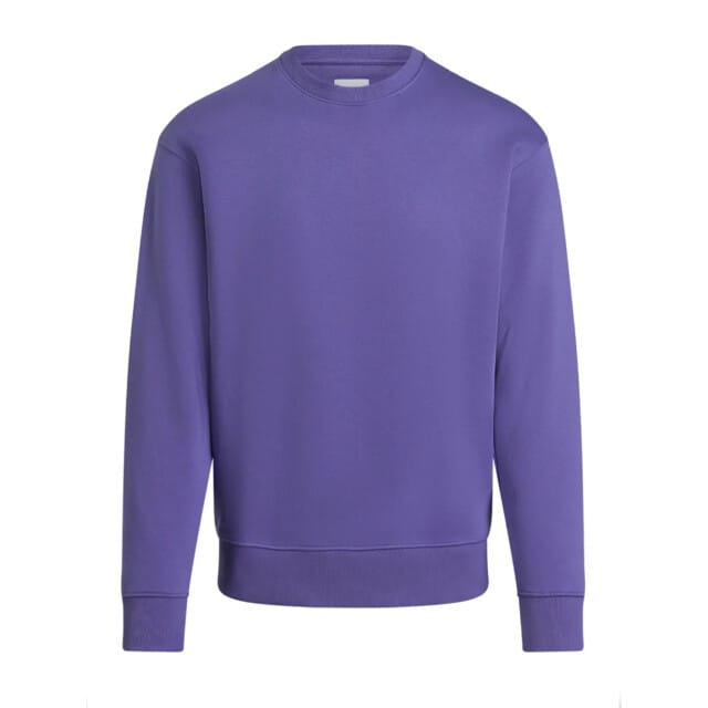 JACK & JONES Star basic sweat crew neck regular fit - heren sweatshirt katoenmengsel met O-hals - paars
