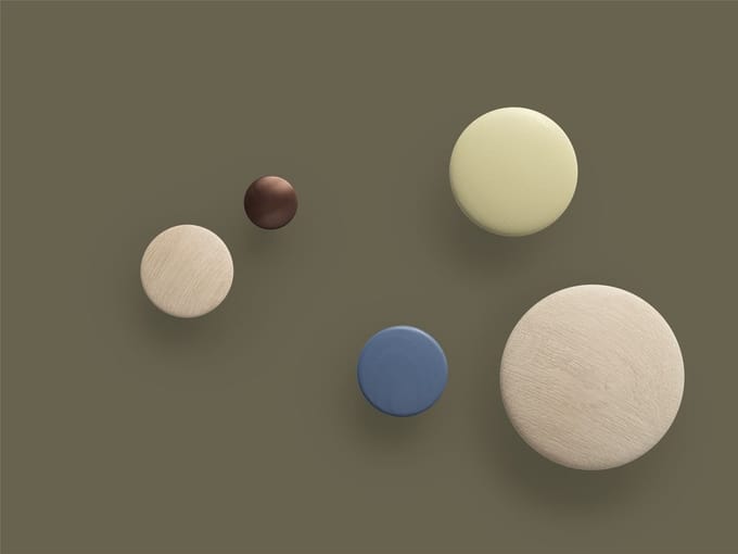 Muuto - The Dots Metal - S - messing - goud