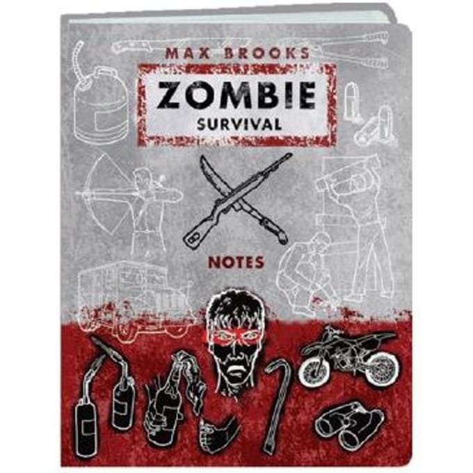 Zombie Survival Notes Mini Journal - Max Brooks