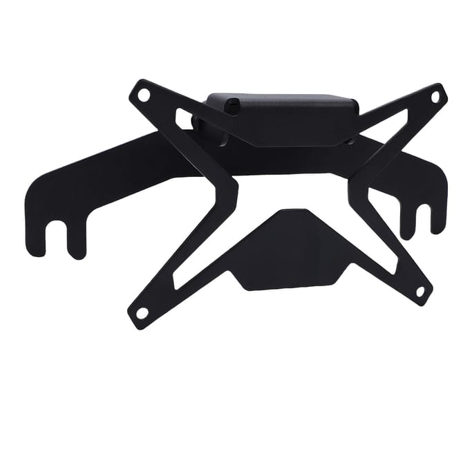 Support de Plaque d'Immatriculation de Treuil rabattable Universel pour Camionnette Tout-Terrain Camping-Car Support de Plaque d'Immatriculation Avant 10 pouces Guide-Câble Hawse