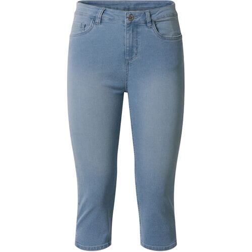 ESMARA Dames capri jeans - Slim fit (Lichtblauw, 40)