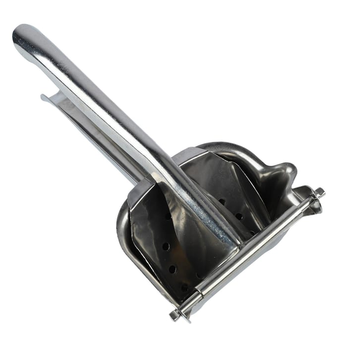 Roestvrijstalen Citroenpers met Filter Zware Handpers Handmatige Citruspers met Lang L gray