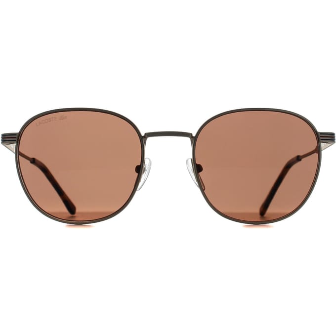 Lacoste L251S 710 semi mat goud bruine zonnebril