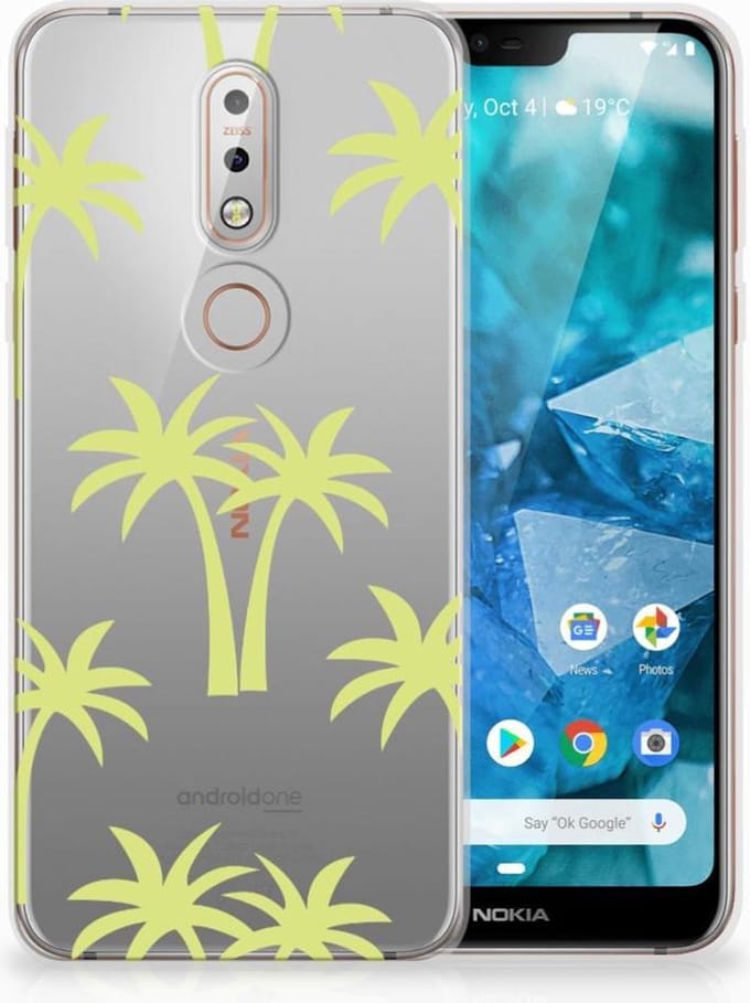 Nokia 7.1 TPU Case Palmtrees