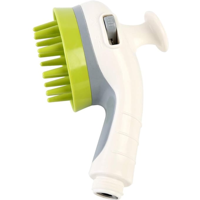 TPU Doucheslang 200 cm Extra Lang Glad Handdoucheslang Flexibel Anti-Knik Handdouchekop wit