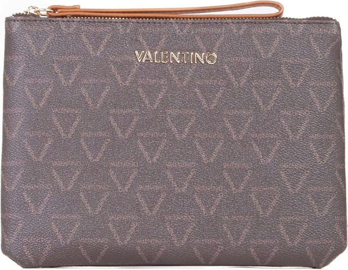 VALENTINO Toilettas Beauties Soft Cosmetic Case Moro / Cuoio Bruine