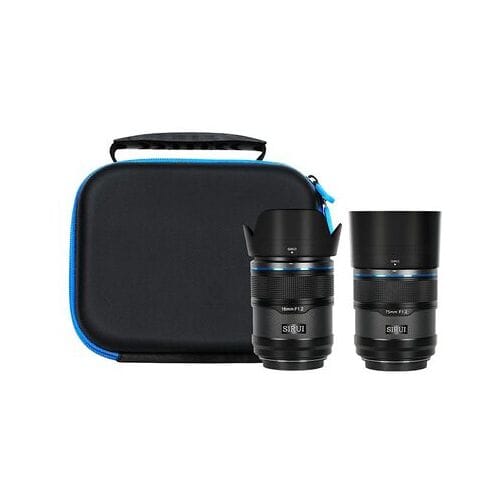 Sirui Sniper 16mm + 75mm f/1.2 APS-C autofocus objectievenkit Carbon  Sony E-bevestiging zwart