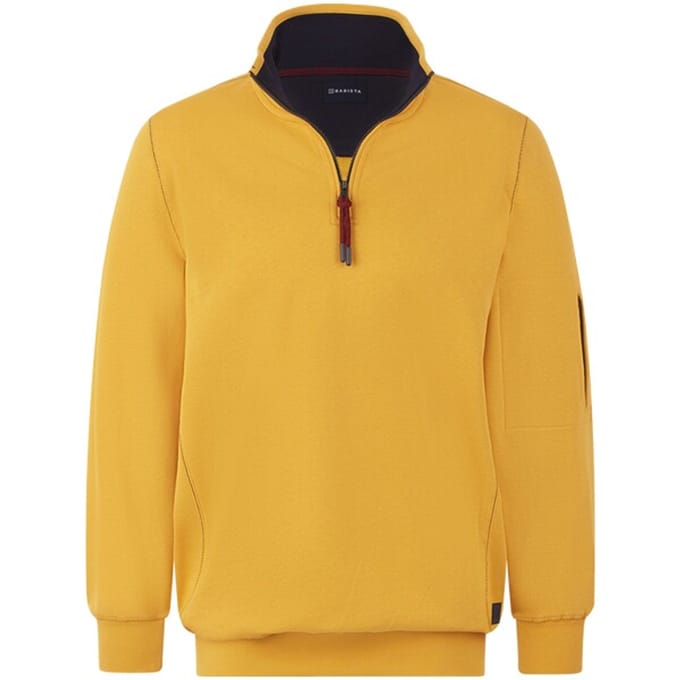 Babista herren Sweatshirt - 60/62 - geel - Plus Size