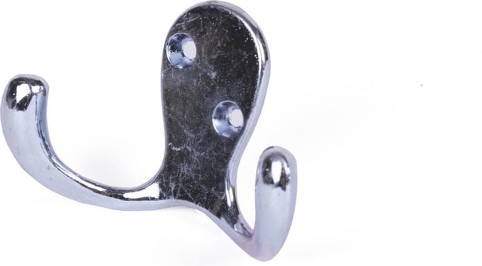 Benson Kapstokhaak - 2 metalen haken - inclusief schroeven - per stuk
