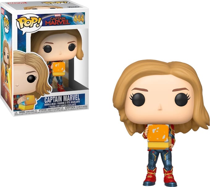 Captain Marvel with Lunchbox #444  - Captain Marvel - Marvel - Funko POP!