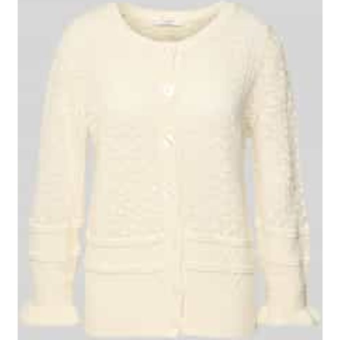 Cardigan met ronde hals, model 'NAJO'