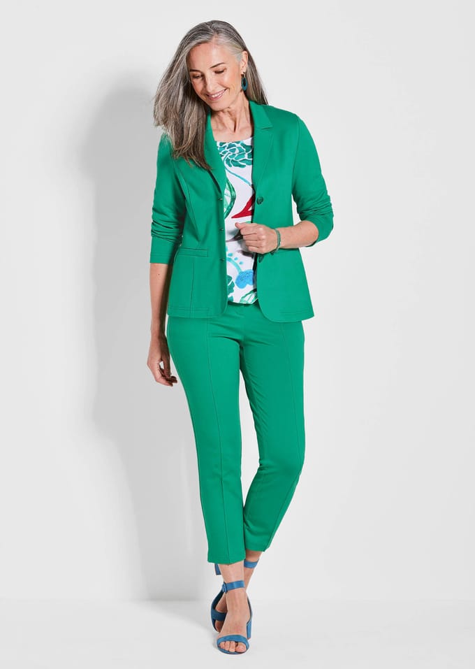 Goldner Blazer Elegante damesjas van stretchjersey