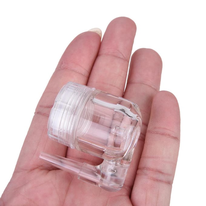 Doe-het-zelf Check CO2 Systeem Klep Bel Teller Planten Aquarium 4-in-1 voor CO2 Diffuser white