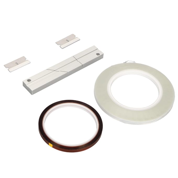 14 10 Inch Splicing Block Kit Universeel Open Reel Tape Media met Splicing Tape Leadertape Media white