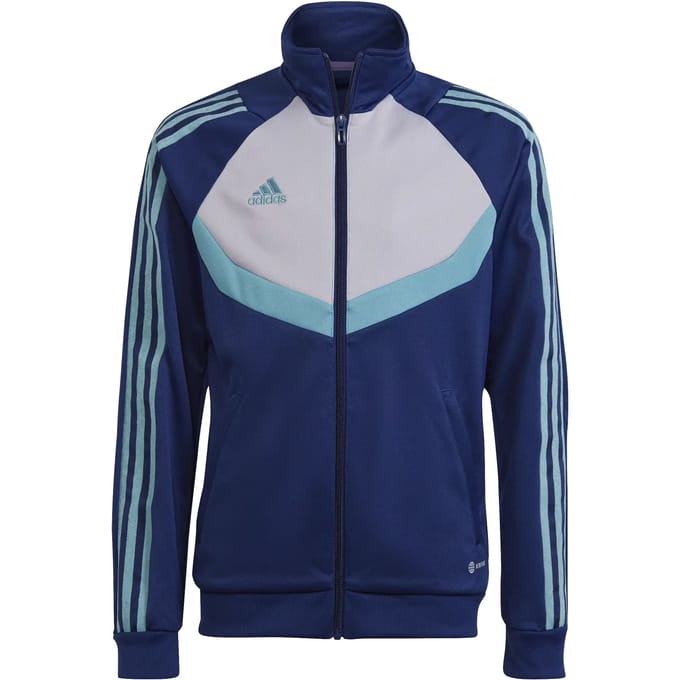 Adidas Tiro Jas Blauw 13-14 Years Jongen