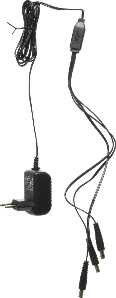 Lumineo - 4,5 volt 3x trafo 4,5v-3,6w zwart
