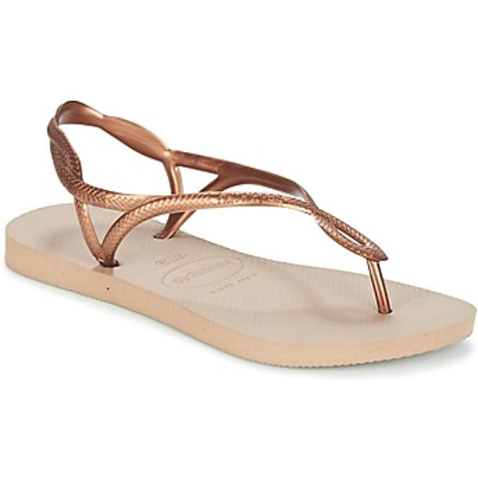 Havaianas Luna Slippers en Sandalen Dames - Goud - Maat 41/42 - Plastic