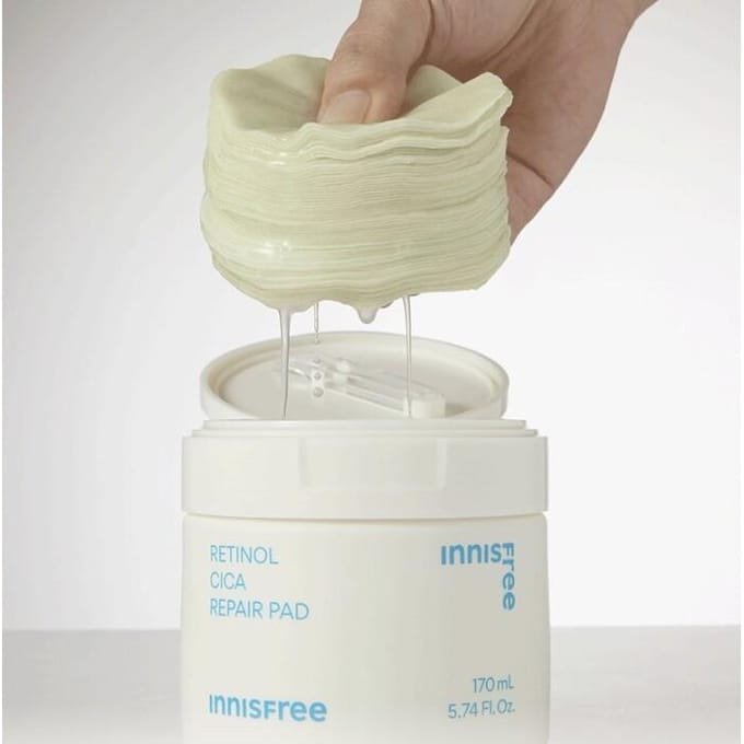 Innisfree Retinol Cica Repair Pad - 60 Bladjes / 170ml 170ml (60 Sheets) white