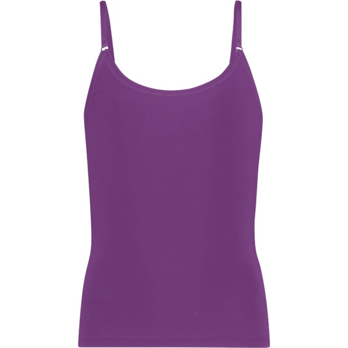 Meisjes 1-pack Singlet Effen