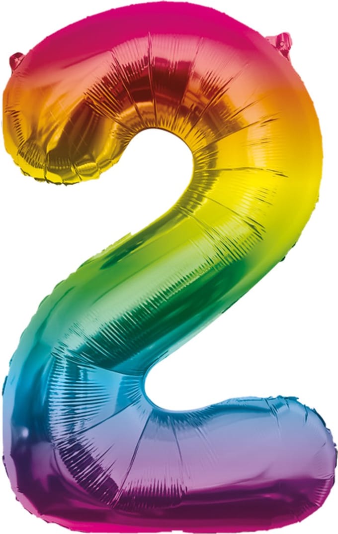 Foil Balloon 86 cm- no.2 Rainbow