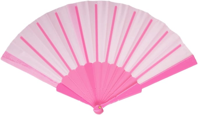 Waaier - Roze - Verkleedaccessoire - Spaans - Festival - Een Stuk