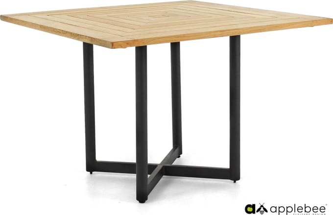 AppleBee Tuintafel Jakarta Teak 110 x 110 cm
